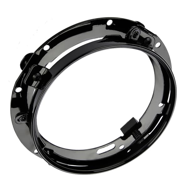 7 tommer bilforlygte rund ring monteringsbeslag til Jeep Wrangler (sort)
