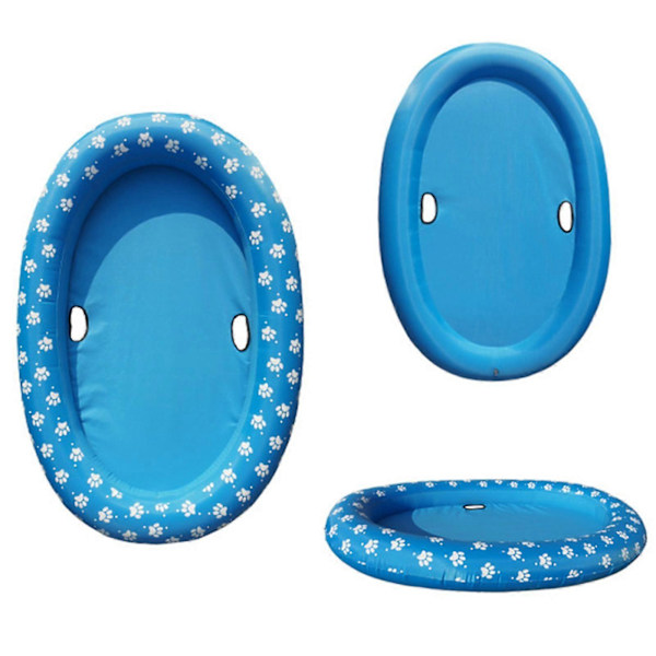 Pool Floats för Hundar, Uppblåsbar Flytande Madrass för Husdjur, Hund Flytflotte, Poolleksaker Pool Float för Hundar Under 40kg