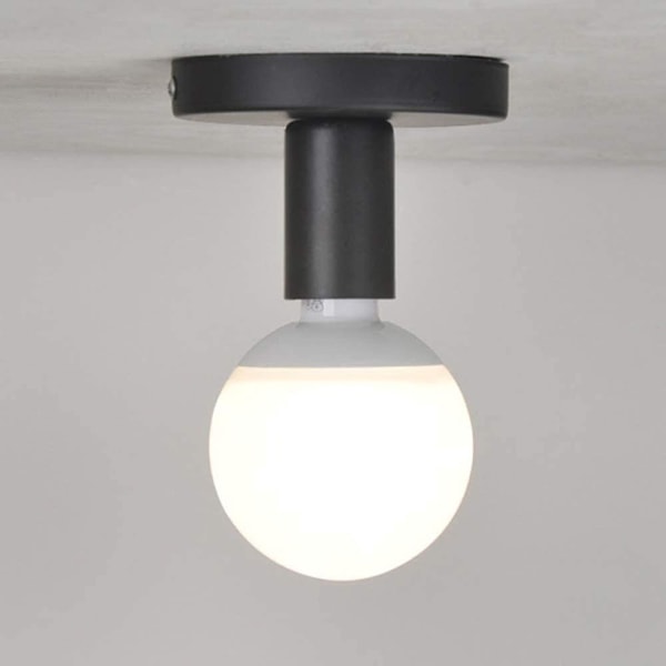 Moderne Taklampe, Svart Metall Taklampe, Moderne Taklampearmatur