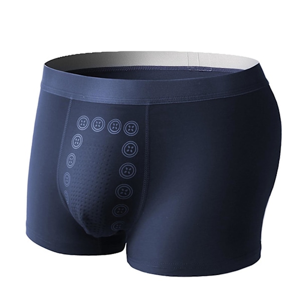 Energy Field Therapy Magnetic Boxer Briefs for Men | Energetic Comfort | 4XL Dark Blue