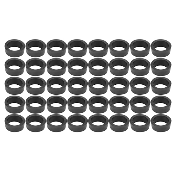 40pcs Silicone Winding Check Decorating Ring Trim Adapter for Fishing Rod Building Parts16MM