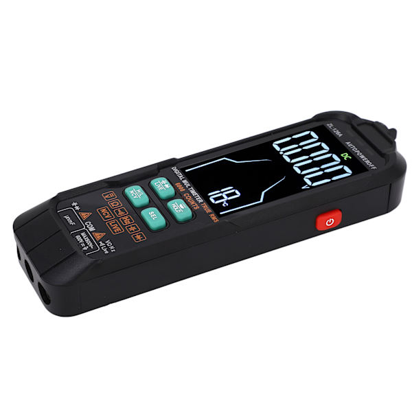 Digital multimeter 6000 räkningar DC AC ström voltmätare testare kapacitans ohm diod multimeter Live Wire testare verktyg 600V