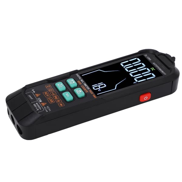 Digitalt multimeter 6000 tællinger DC AC strøm voltmeter tester kapacitans Ohm diode multimeter strømførende ledning tester værktøj 600V