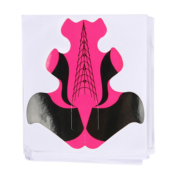 100 kpl kynsilomakkeet kynsien pidennykseen UV Builder -paperialusta Nail Art -tarvikkeet