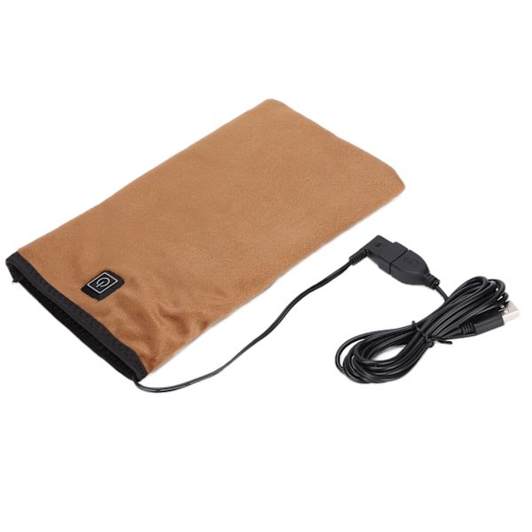 Lämmitetty Beauty Hand Rukkaset USB 3 Asetukset Electric Lämmityskäsineet SPA Hand CareRuskea