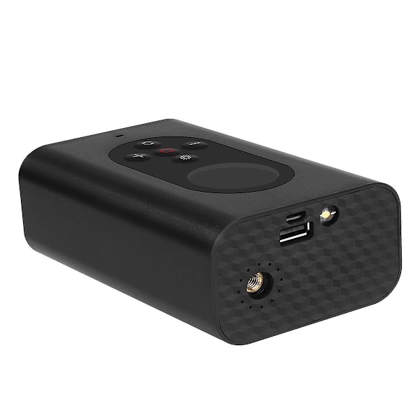 Bärbar elektrisk luftkompressor med tryckmätare och LED-ljus, USB laddningsbar power - automatisk avstängning, 150psi, 4000mAh