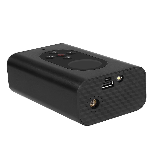 Bærbar elektrisk luftkompressor med trykkmåler og LED-lys, USB oppladbar strømbank - automatisk avstenging, 150psi, 4000mAh