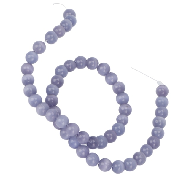 Natursten Spacer Beads DIY Stone Beads Tillbehör för halsband Armband Smycken CraftLight Lila