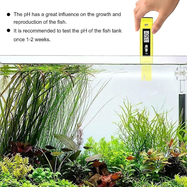 Vattenkvalitetstestare TDS PH EC Temperatur 4 I 1 Set Digital Tester med LCD-display Test för Pool, Akvarium