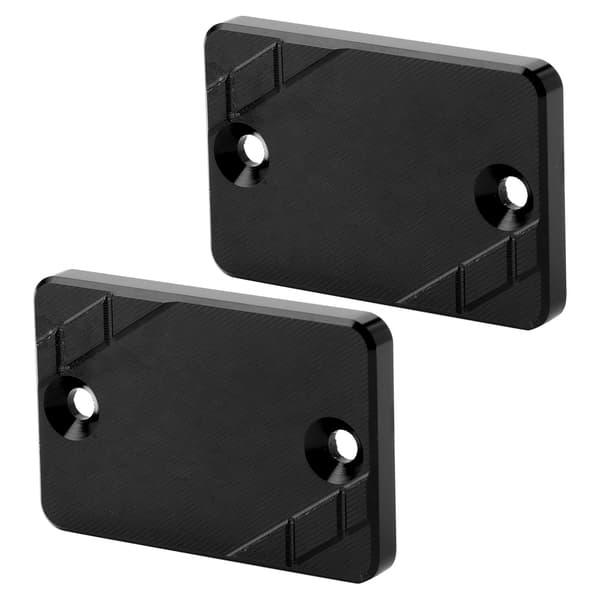 2 stk. Dæksel til bremsevæskebeholder foran og bag, passer til Honda CB300F CBR500R CB500F CB500X, sort