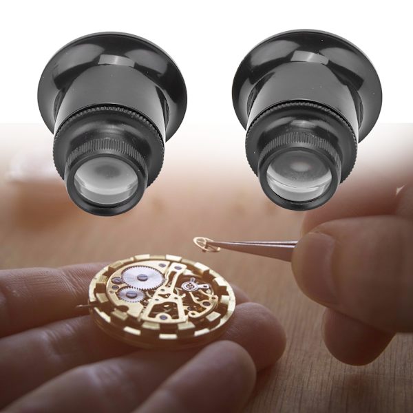 2st Timepiece Repair Magnifier 20X Watch Förstoringsglas Urmakare Luppverktyg
