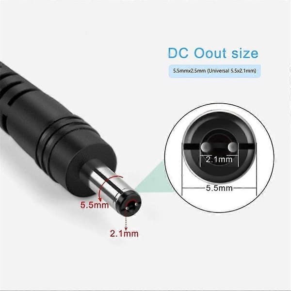18V 1A 2A 2.5A 3A AC/DC-adapter strømforsyningsoplader til LED-lysbånd CCTV-router 5.5x2.1-2.5mm hanstik US/EU/AU-stik EU-3