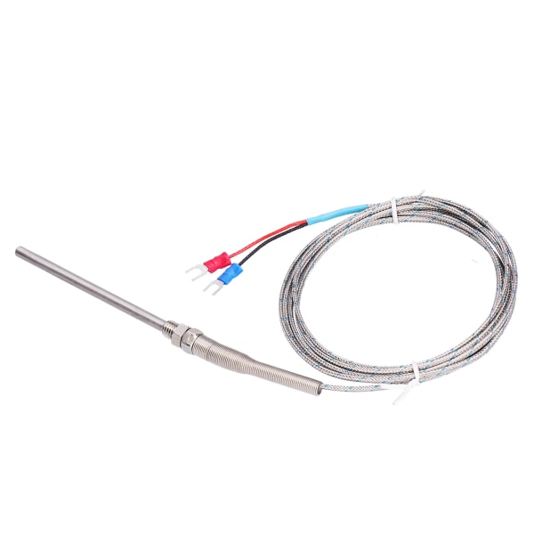 K Typ Temp Termoelement Temperatursensor Thermal sond Rostfritt stål 0~600℃ WRNT187(Röd Svart Linje Typ 3 Meter)