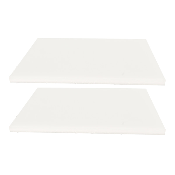 2 st Läderhantverksstansdyna DIY-hantverksdämpningseffekt 5,9x7,9in Läder skärbräda Läderstansmatta Vit
