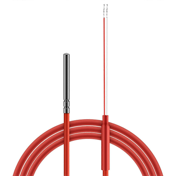 2-tråds PT1000 Temperatursensor Termistor 1,5 meter Sond 45mmx5mm