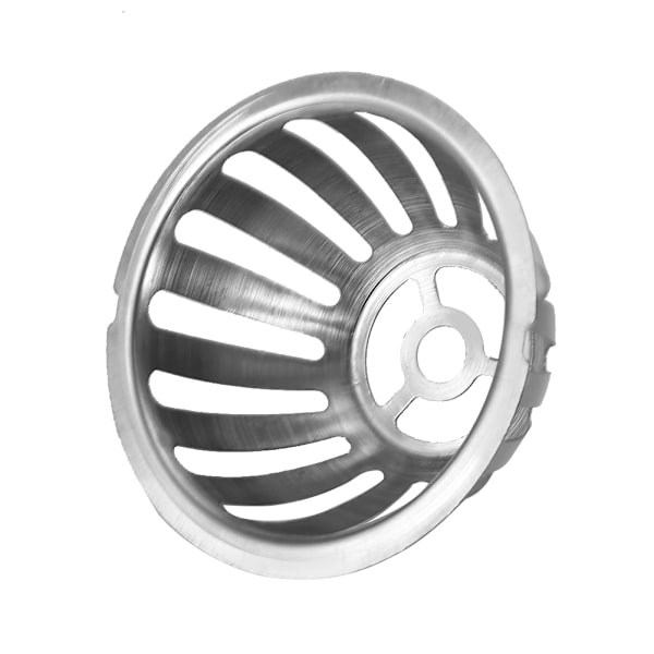 2 st rostfritt stål runt form anti-blockering takavlopp golvavlopp för trädgård balkong (100 mm)