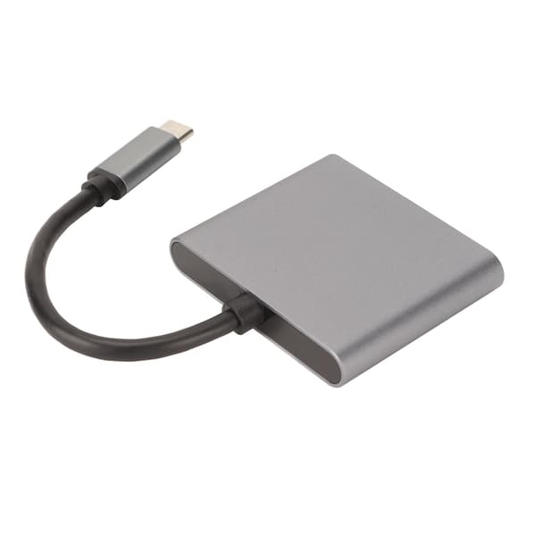 USB C - HD Multimedia Interface -keskitin tukee 4K 60HZ USB C - kaksois-HD Multimedia Interface -sovitinta