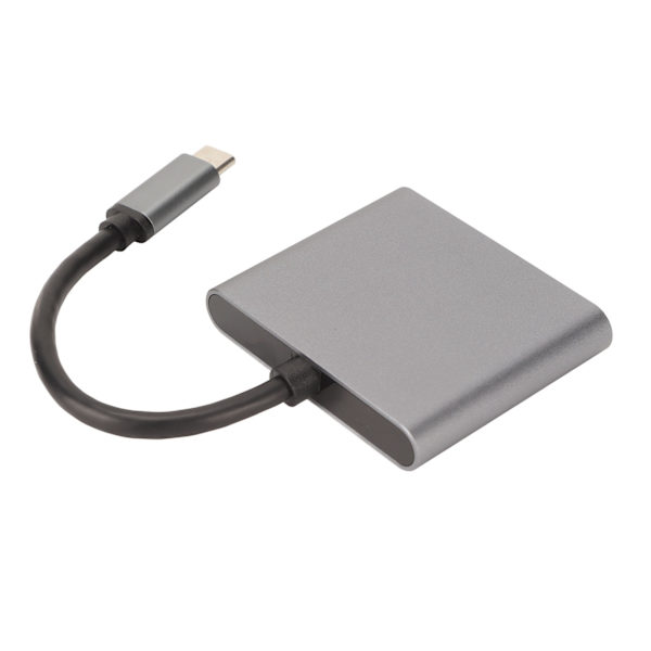 USB C till HD Multimedia Interface Hub Stöder 4K 60HZ USB C till Dubbel HD Multimedia Interface Adapter
