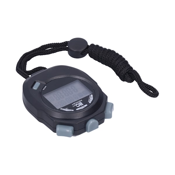 Sport Elektroniskt stoppur 1/100 sekund Digital kronograftimer med hög noggrannhet 12/24-timmarssystem
