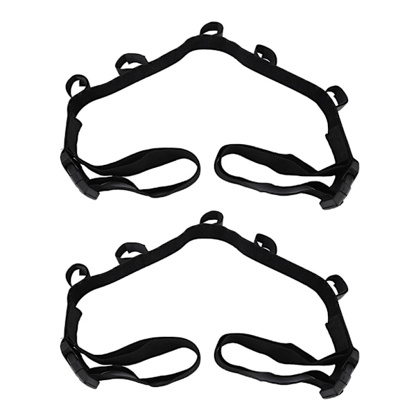 2-pack bilfiskespöfäste rem band fiskespö hållare stativ rack