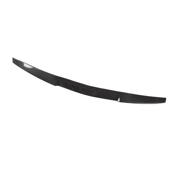 Kolfiberstil Gummi Bakre Bagagelucka Spoiler Läpp Vinge Universal Bilmodifiering 121cmx7.5cm