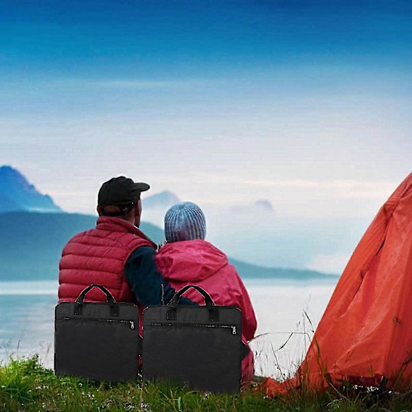 Foldbart Opvarmet Campingsædehynde - Bærbarhed, 3 Temperaturindstillinger, Vandtæt Materiale & Multifunktionel Brug - Perfekt Til Camping, Picnic
