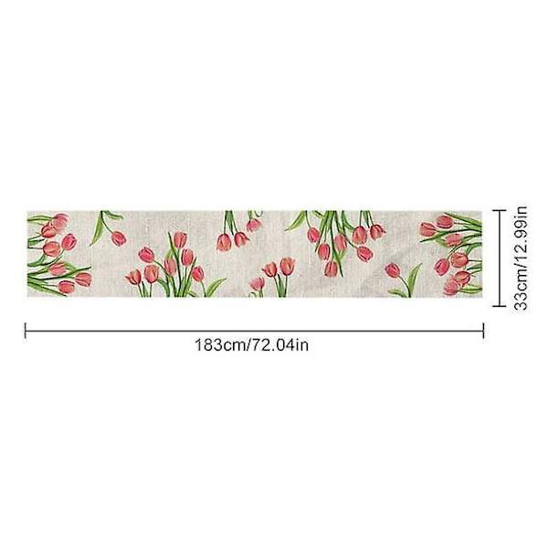 Vattentät Blommig Duk - Elegant Köksdekoration