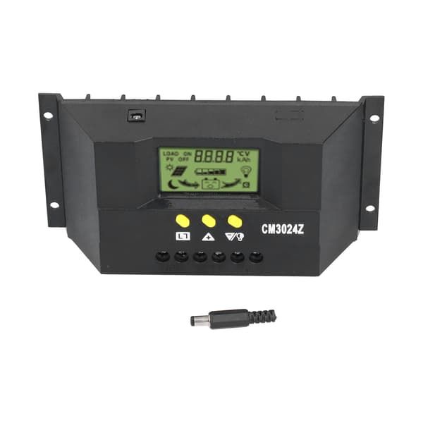CM3024Z PWM Solar laddningsregulator LCD-display Solpanel Intelligent regulator 12V 24V30A