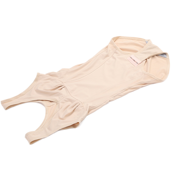 V-ringad slank kroppsformande shapewear med bh för kvinnor midjetränare magkontroll body (Khaki)XXL