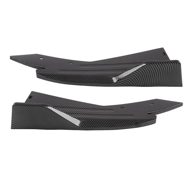 Bakre spoiler stötfångare läpp diffusor splitter canard skydd kolfiber stil sidokjol universell karosseri kit för bilar