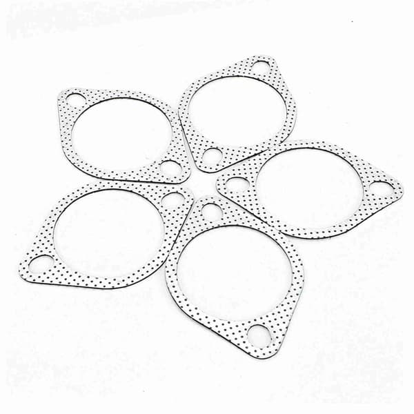 5 stk 3' keramisk eksosrør metallpakning med forsterket ring 3 tommer 76 mm downpipe
