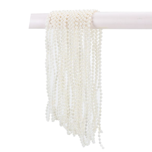 10 m lang perlestreng ABS-imitasjon perle-dekorativ streng for pynt Hjem DIY ToolBeige