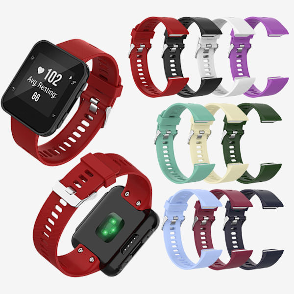 Silikoniurheilukellohihna Garmin Forerunner35 Forerunner30 ForeAthlete 35J Forerunner35J