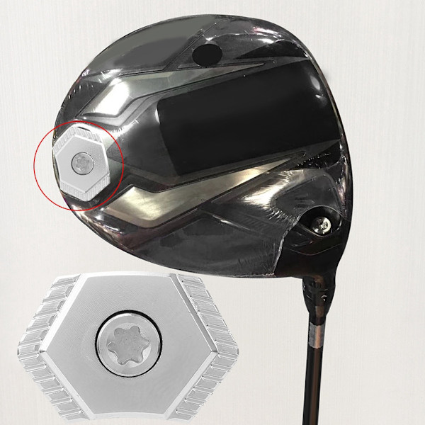 1 stk. Wolfram Nikkel Golf Vægtskruer Køllehoved Golftilbehør (#13.5)