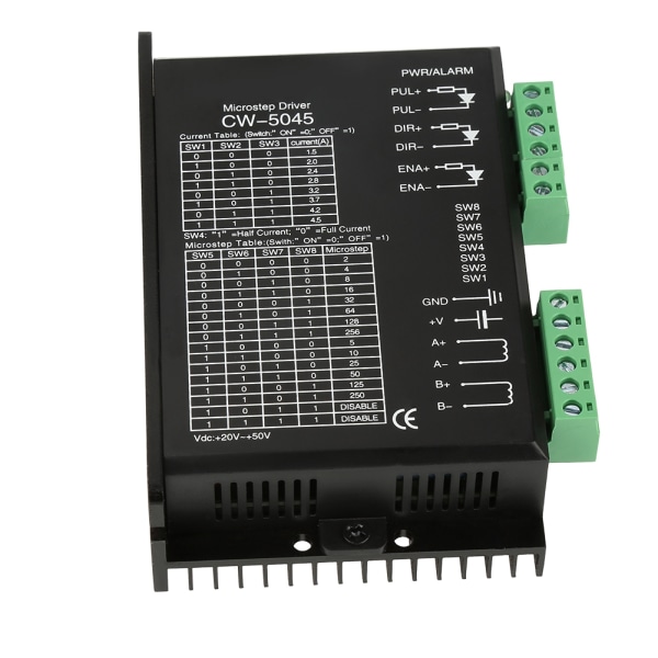 1kpl askelmoottori Microstep ohjain CW-5045 4,5A 24V-50VDC CNC-hybridimoottoreille