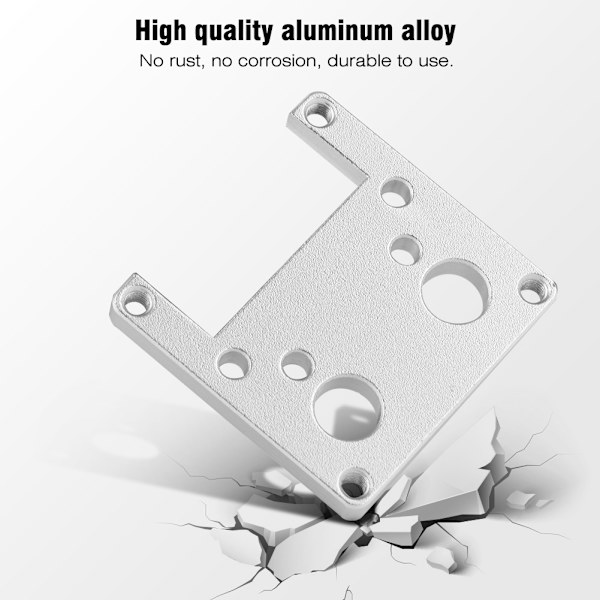 Højkvalitets 3D-printerdele Hot End-sæt Aluminiumlegering Bundmonteringsplade til ekstruder
