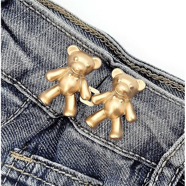 Justerbar Jeans-Knap - Ingen Syning Krævet, Perfekt Pasform til Øjeblikkelig Taljejustering