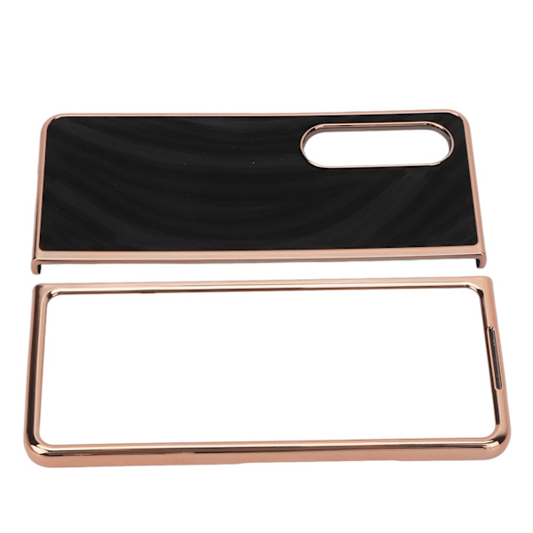 Phone case Nano galvanisering Repsäkert Galaxy Texture Folding Cover för Samsung Galaxy Z Fold 4 Black