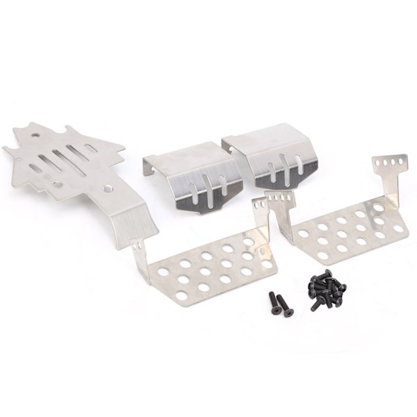 5 st/set Universal Chassi Pansarplatta Antisladdplatta för TRX4 Serie RC Bil