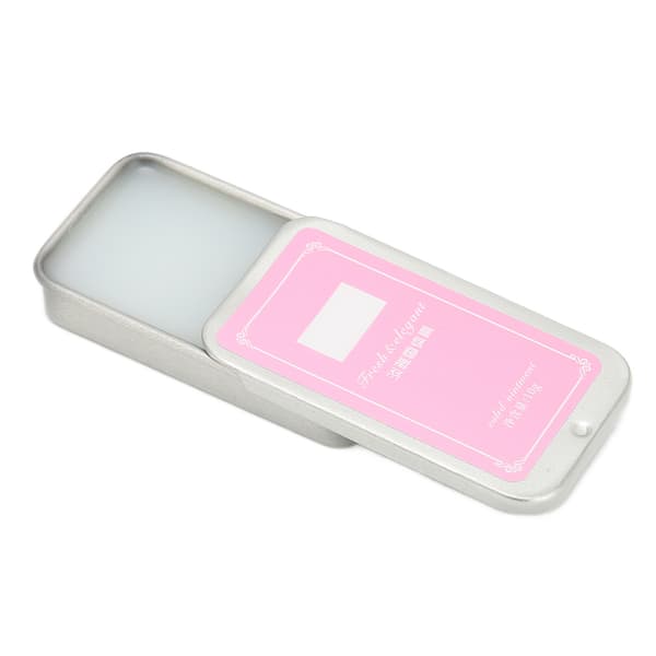 Bærbar Solid Parfyme Langvarig Unisex Sjarmerende Lett Duft Parfyme Rosa 0.35oz