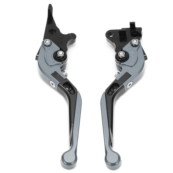 Par Motorcykel Bremsekoblingsgreb CNC Aluminiumlegering Erstatning for PCX 125/150 (tromlebremseversion) ALLE ÅR Grå