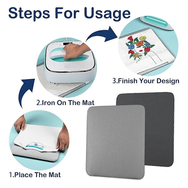 Easy Press Matte (30,5 x 30,5 cm), Beskyttende Varmebestandig Matte