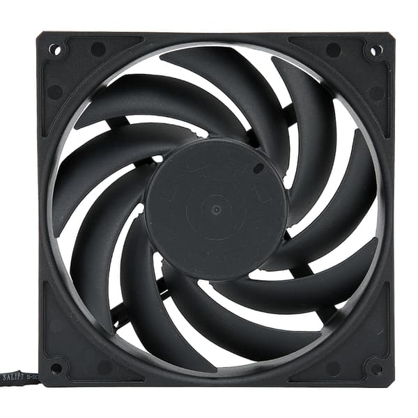 F140 Computer CPU Køleventilator 14cm Støjsvag Desktop Computer Køler Ventilator Sort