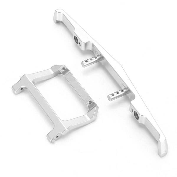 RC Front Bumper Aluminium Alloy Connector for AXIAL SCX24 C10 1/24 RC Car Upgrades PartsSilver