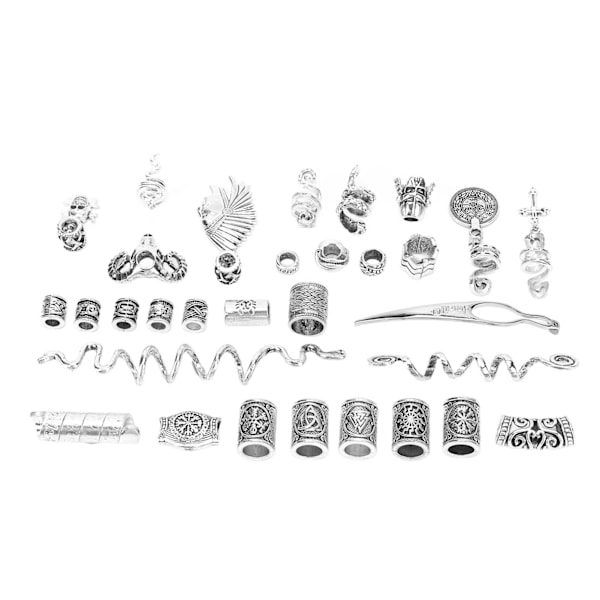 Dreadlocks Beads Leoy Exquisite Hair Tube Beads Hius Coils Set Dreadlock Interlocking Tool