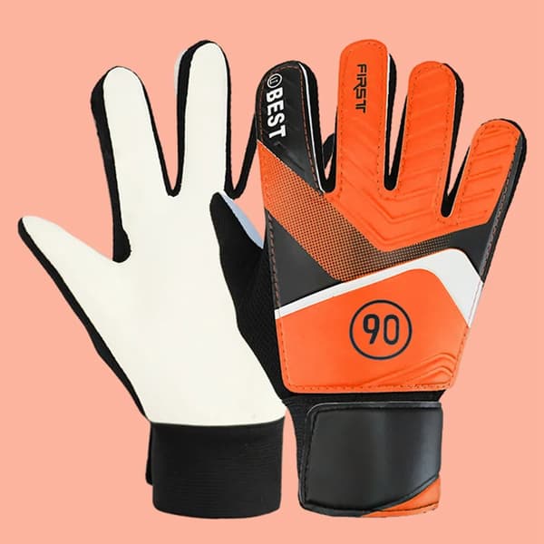Barnehansker for keeper, oransje, størrelse 6