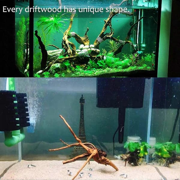 Mini Drivtømmer til Akvarium Naturlige Trægrene (10 stk)