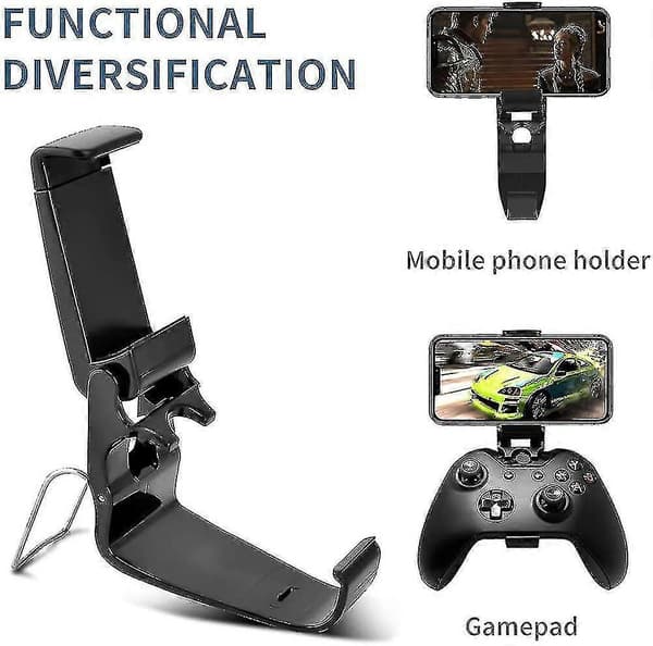 Kompatibel med controller telefon monteringsclips, en foldbar telefonholder