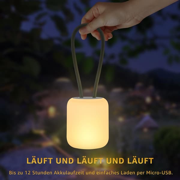 Bærbar utendørs hengende campinglampe