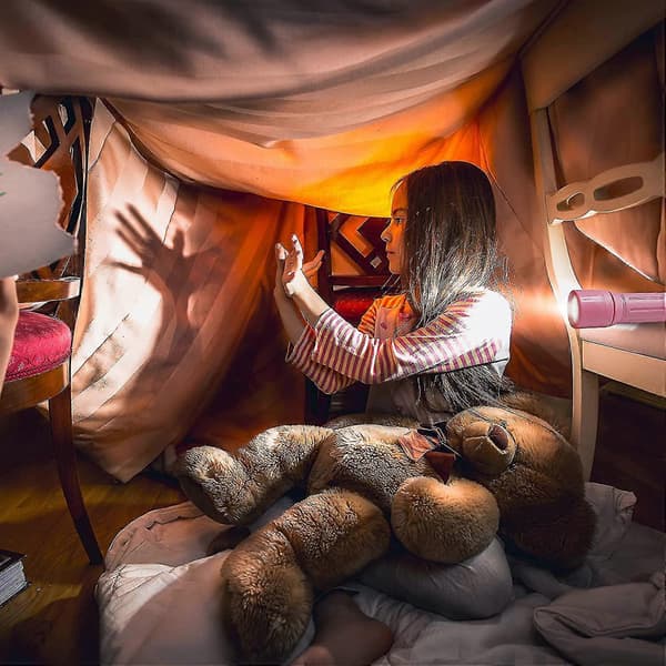 12 Mini LED-ficklampor – Färgglada snoddar Barncamping/läsning Inget batteri